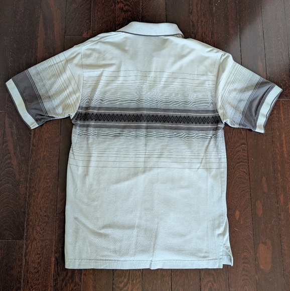 Vintage Grand Slam Original Penguin Gradient Stripe Polo - Grey - Picture 4 of 4